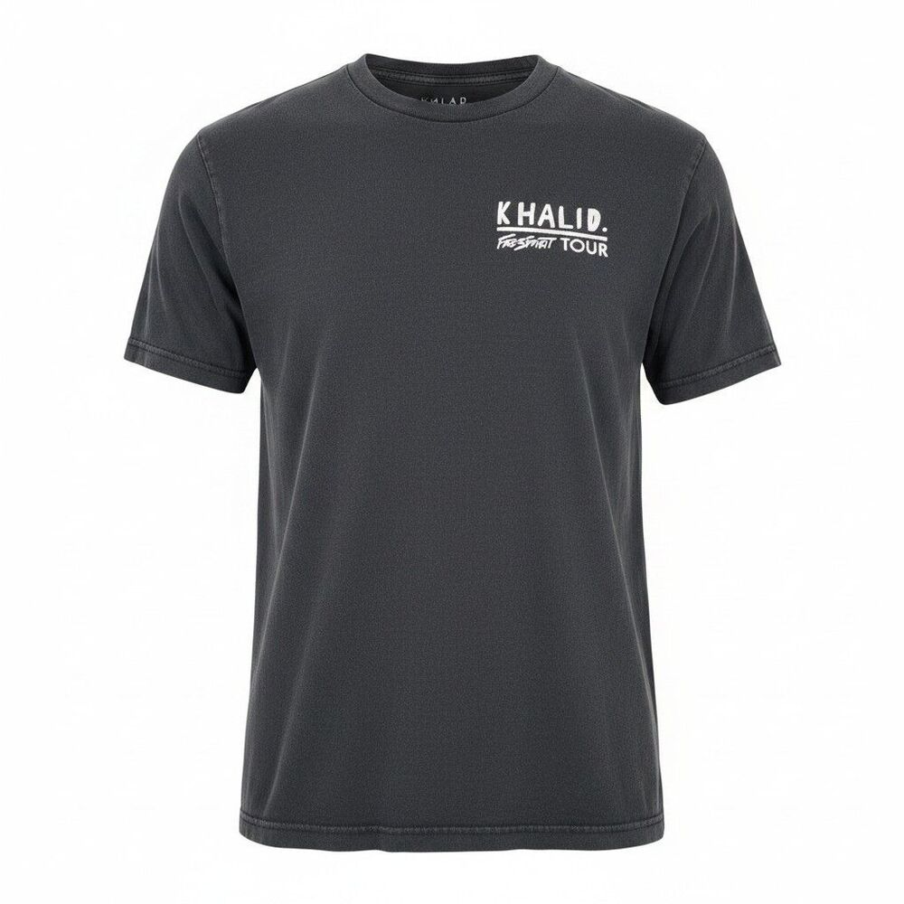 Khalid Free Spirit 2019 Tour T Shirt Mens M Black Concert Graphic Tee